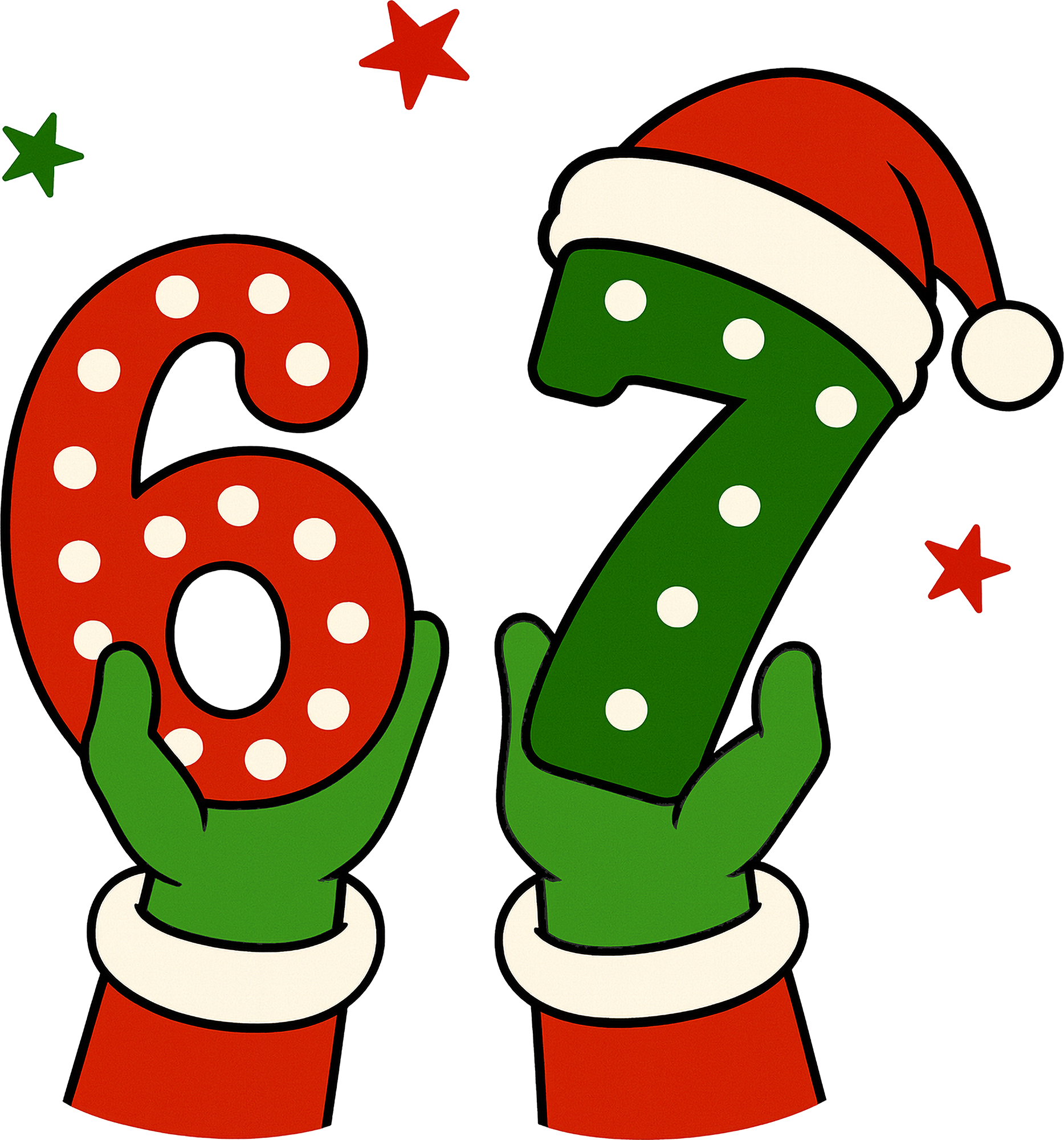 67 Christmas - Christmas Ready to Press DTF Transfer
