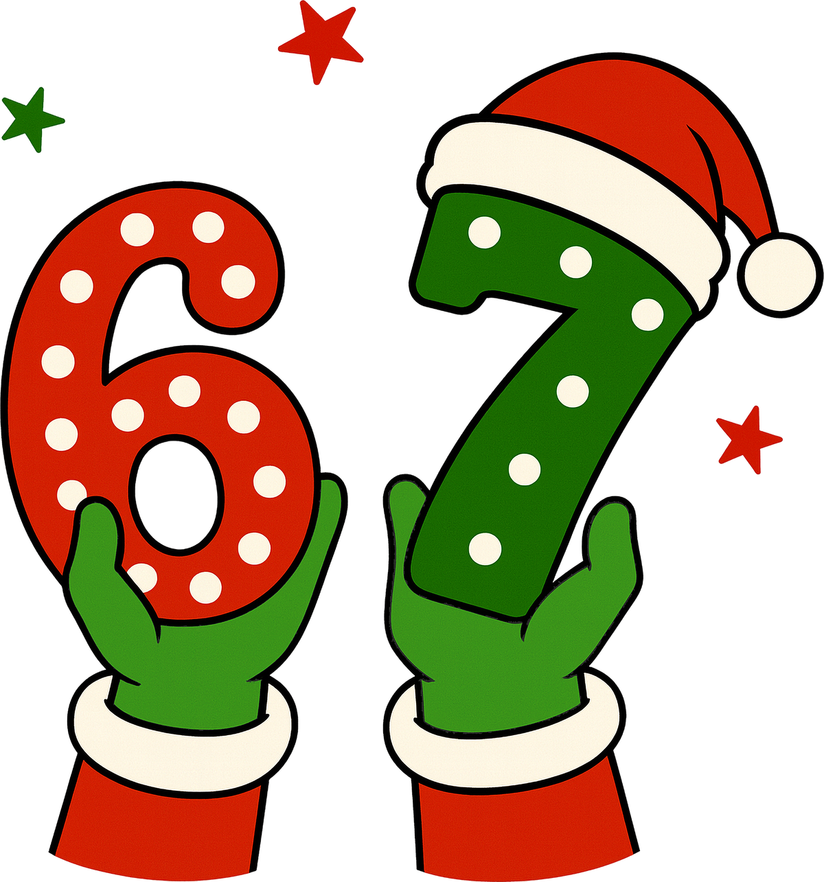 67 Christmas - Christmas Ready to Press DTF Transfer