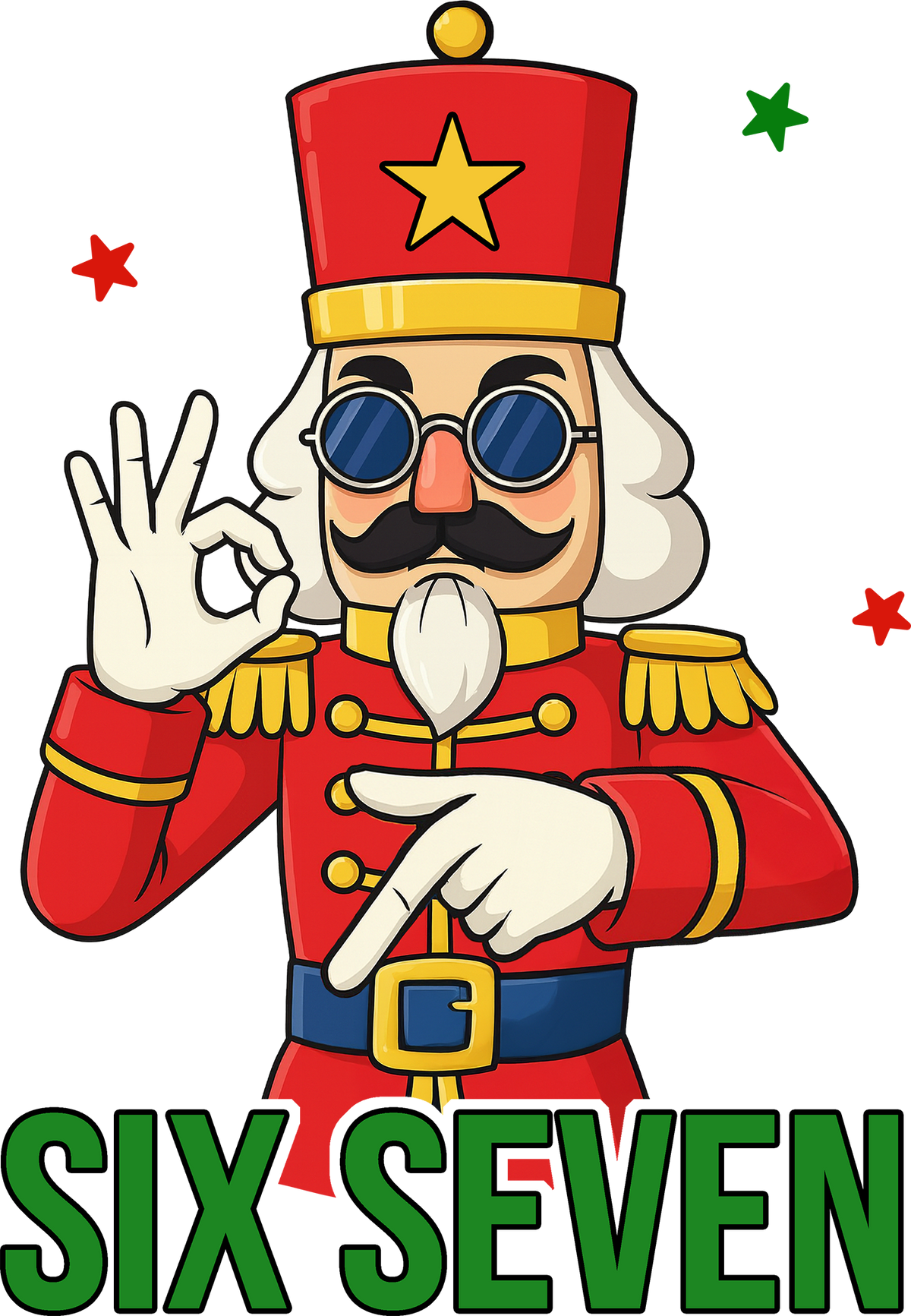 Nutcracker Six Seven - Christmas Ready to Press DTF Transfer