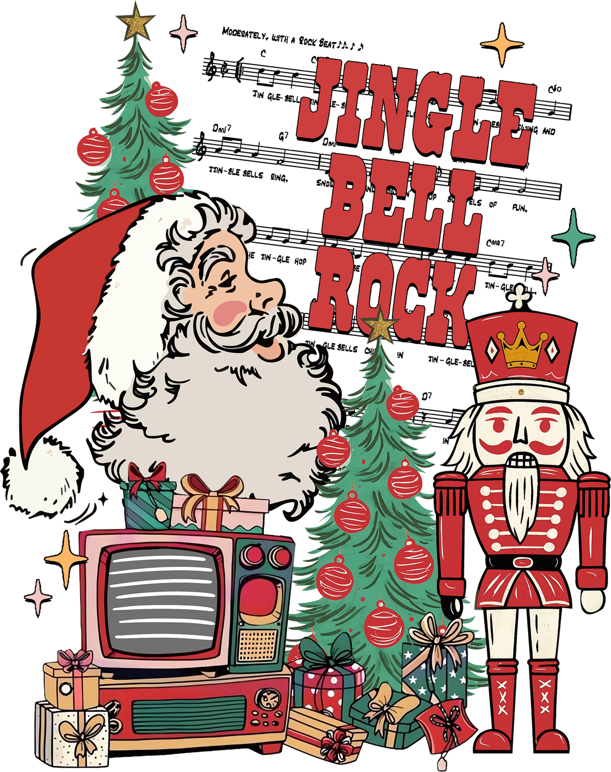 Jingle Bell Rock - Christmas Ready to Press DTF Transfer