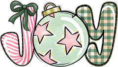 Christmas Joy - Christmas Ready to Press DTF Transfer