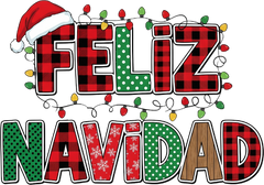 Feliz Navidad - Christmas Ready to Press DTF Transfer