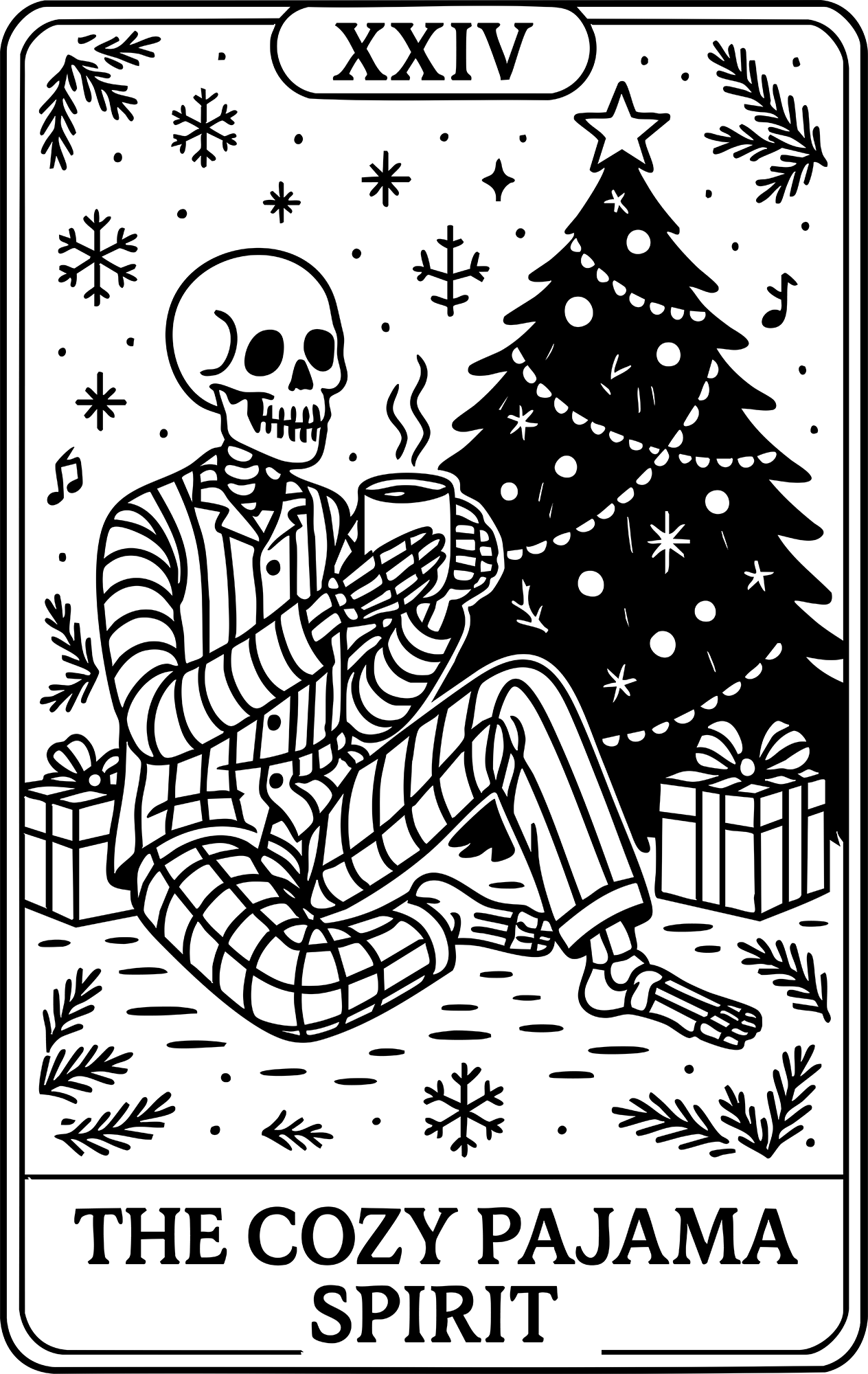 Christmas Taro The Cozy Pajama Spirit - Christmas Ready to Press DTF Transfer