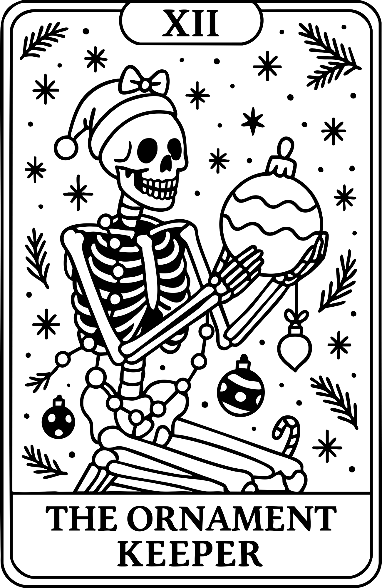 Christmas Taro The Ornament Keeper - Christmas Ready to Press DTF Transfer