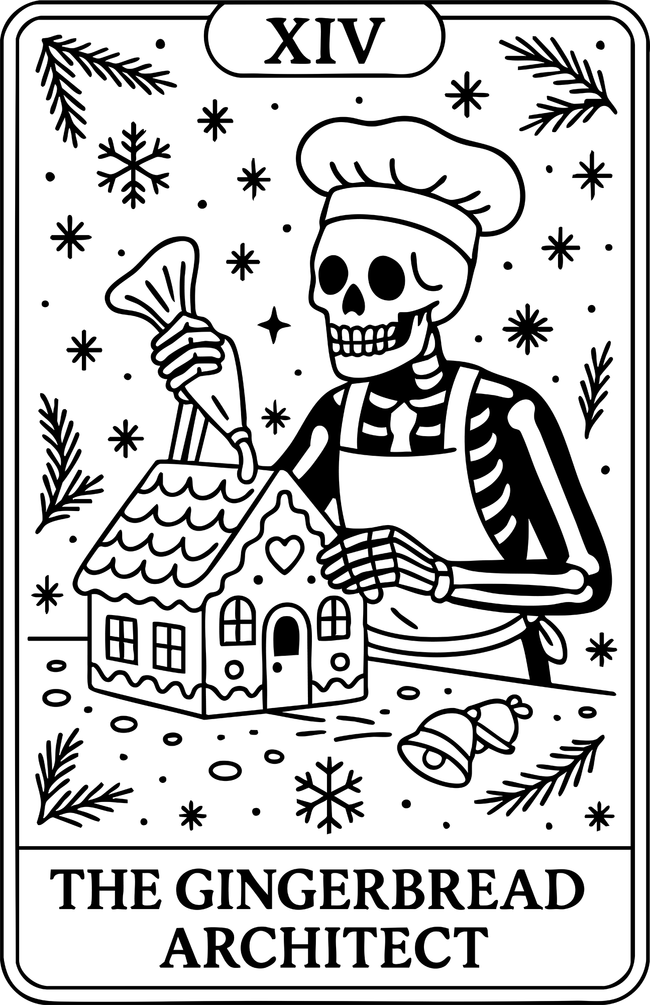 Christmas Taro The Gingerbread Architect - Christmas Ready to Press DTF Transfer