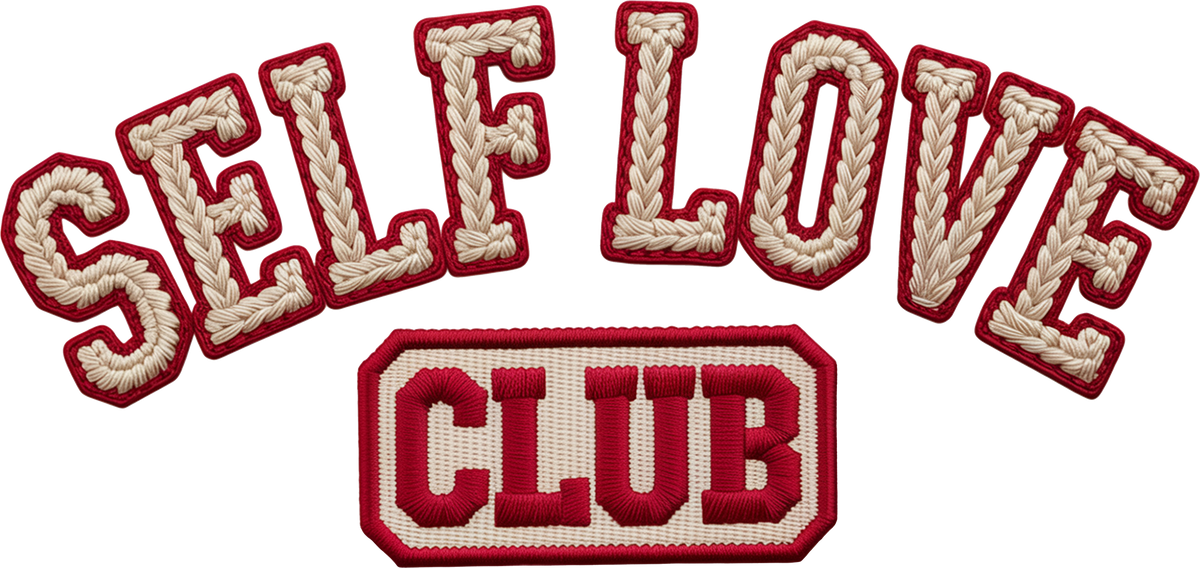 Faux Yarn Crochet Self Love Club - Valentines Day Ready to Press DTF Transfer