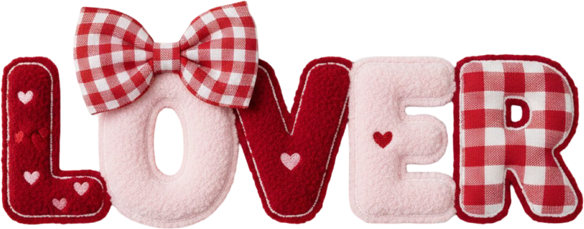Faux Yarn Valentine Lover - Valentines Day Ready to Press DTF Transfer