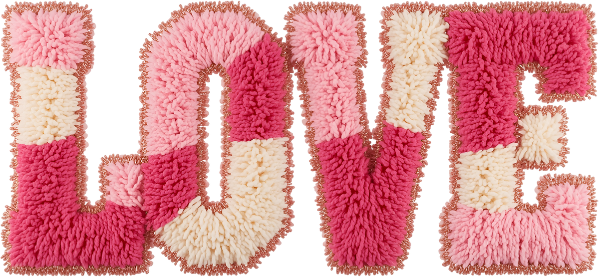 Faux Yarn Valentine Love - Valentines Day Ready to Press DTF Transfer