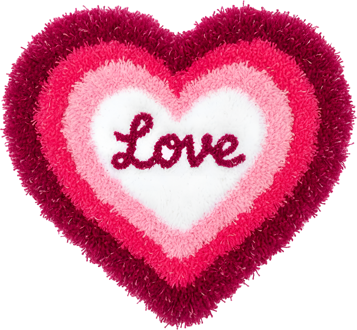 Faux Yarn Valentine Love Heart - Valentines Day Ready to Press DTF Transfer