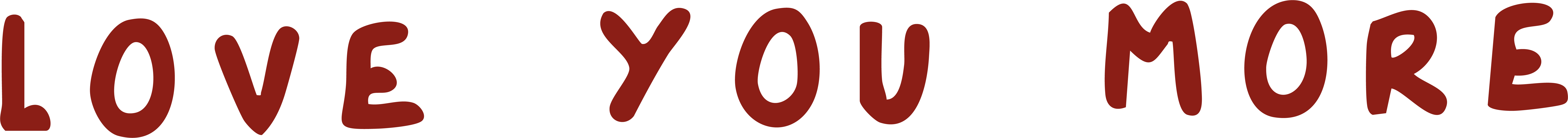 Valentines Red Love You More - Valentines Day Ready to Press DTF Transfer