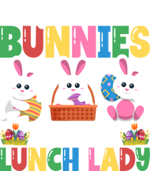 Easter My Favorite Bunnies Call Me Lunch Lady - Easter Ready to Press DTF Transfer