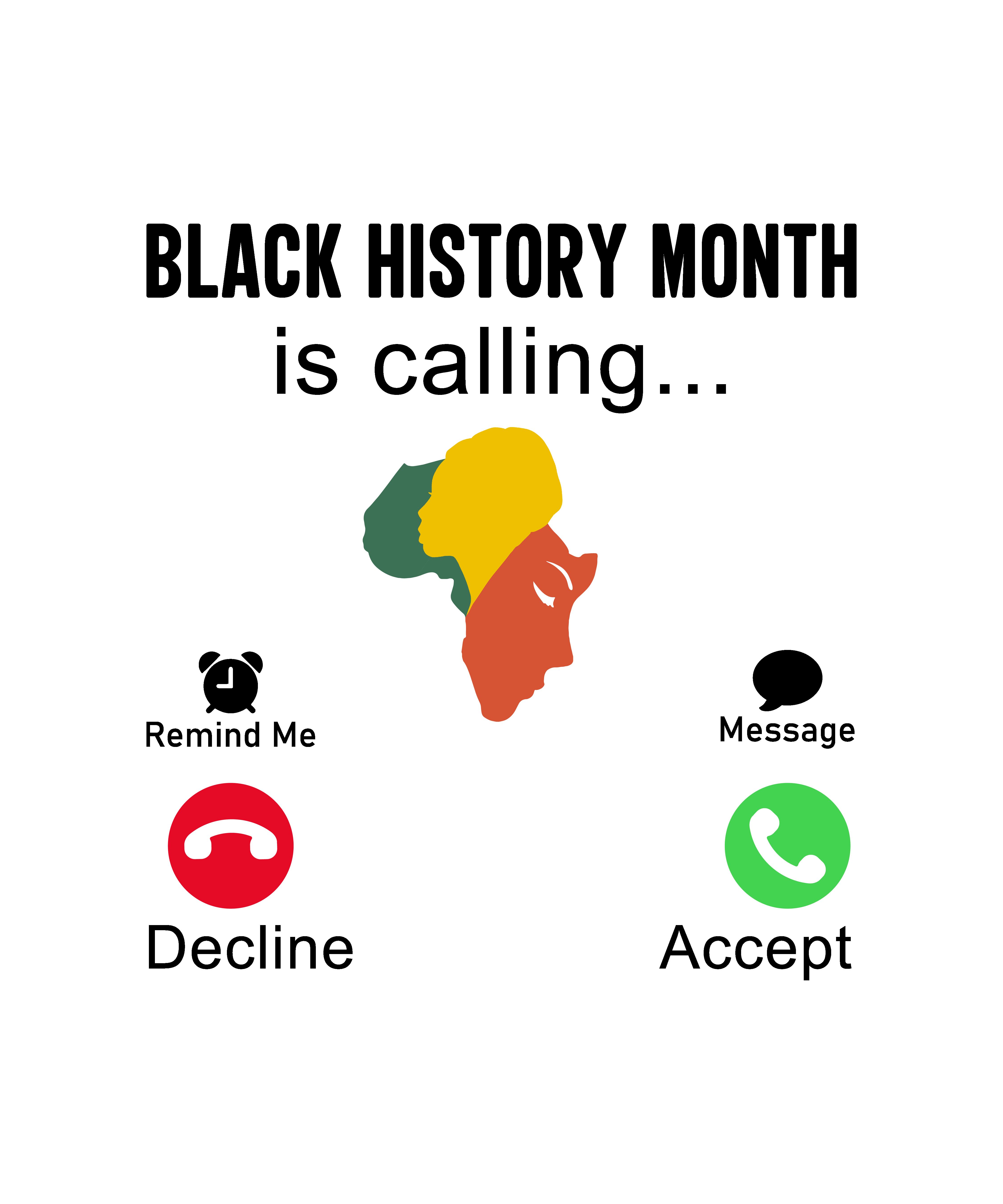 Black History Month Is Calling Design – Human Rights Ready to Press DTF Transfer