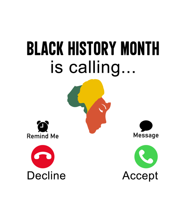 Black History Month Is Calling Design – Human Rights Ready to Press DTF Transfer