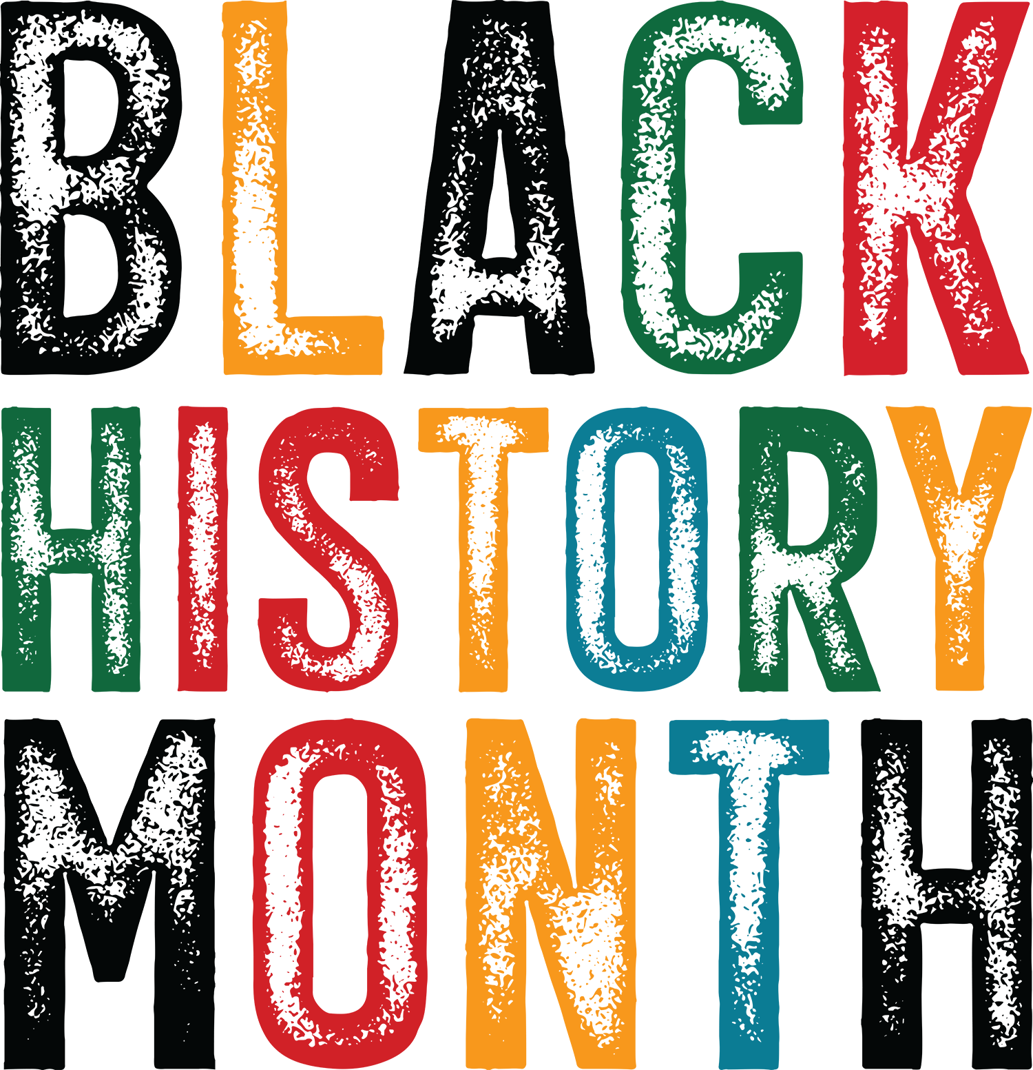 Black History Month Bold Typography – Human Rights Ready to Press DTF Transfer