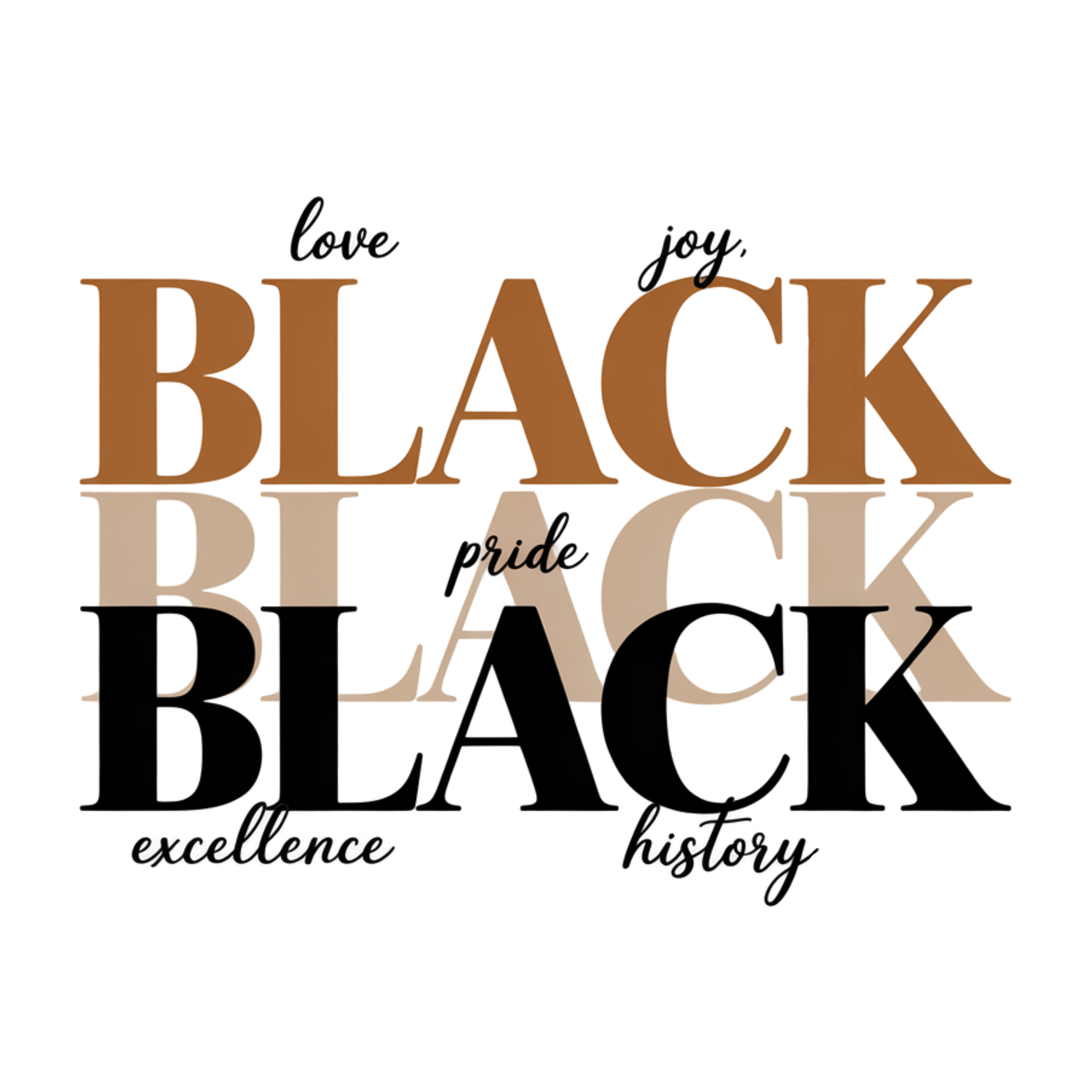 Black History Black History - Human Rights Ready to Press DTF Transfer