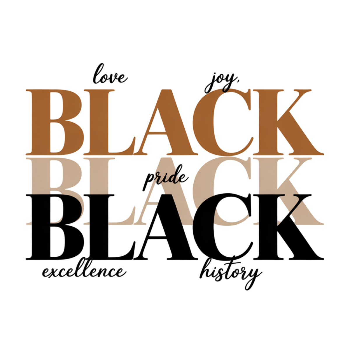 Black History Black History - Human Rights Ready to Press DTF Transfer