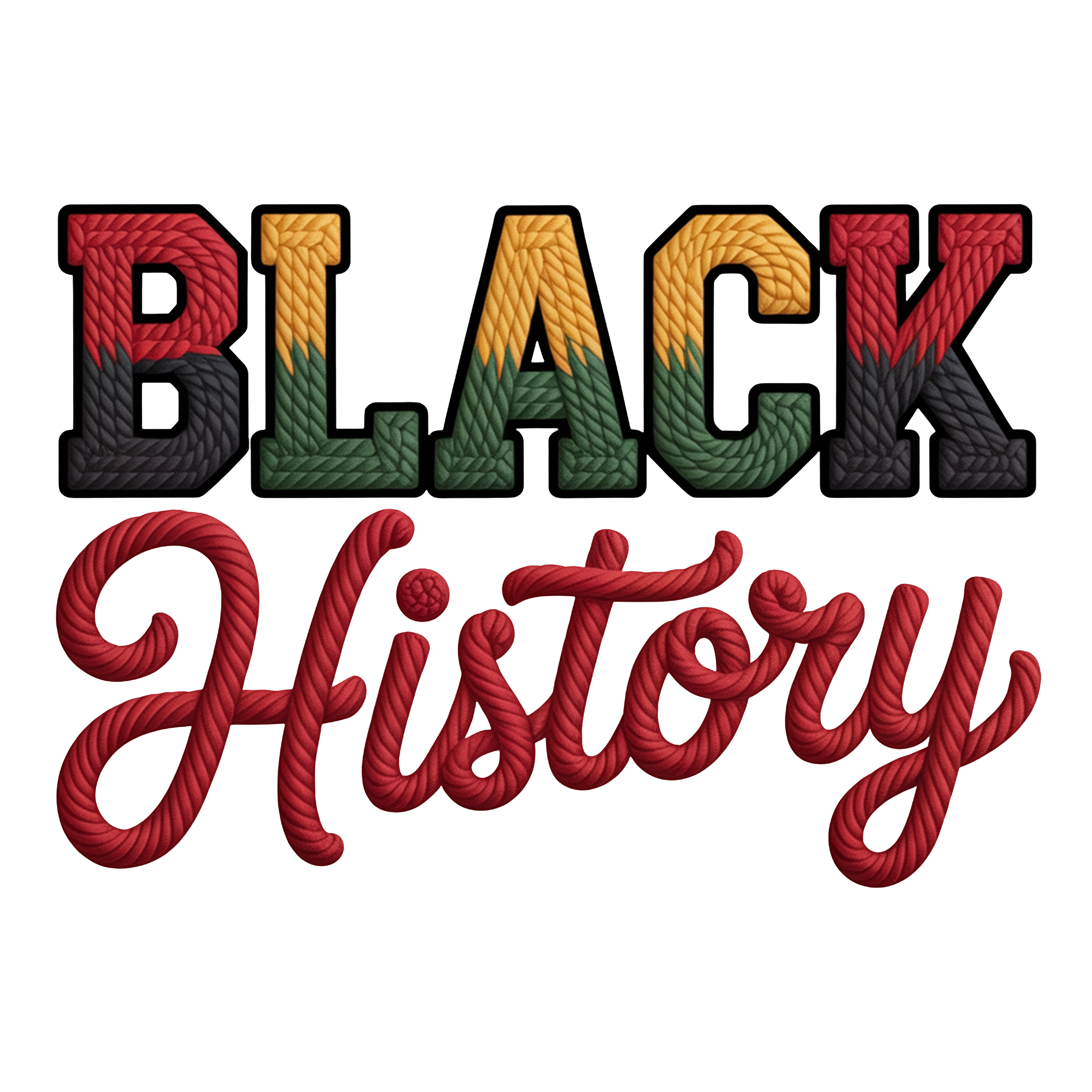 Black History Black History - Human Rights Ready to Press DTF Transfer