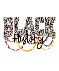 Black History Leopard Chain Design – Human Rights Ready to Press DTF Transfer