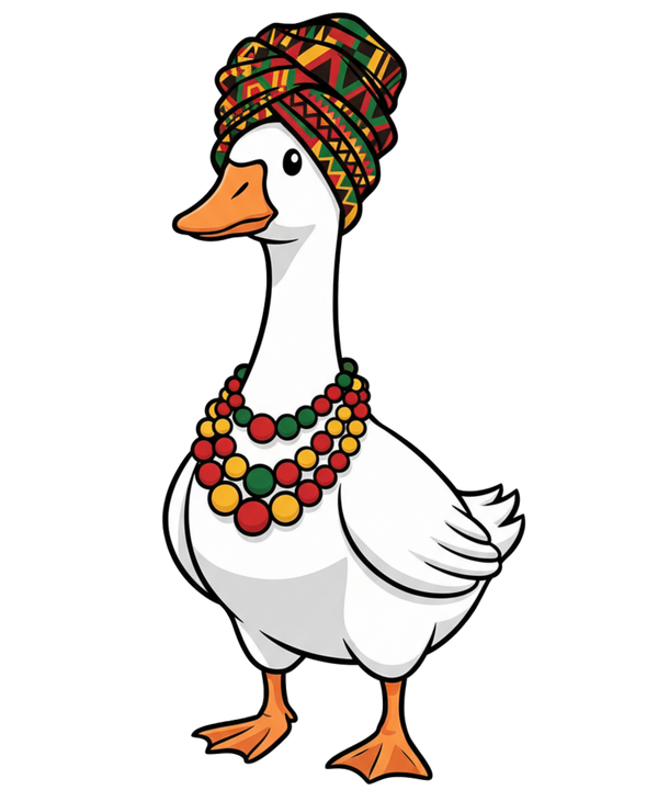 Funny Black History Month Goose - Human Rights Ready to Press DTF Transfer