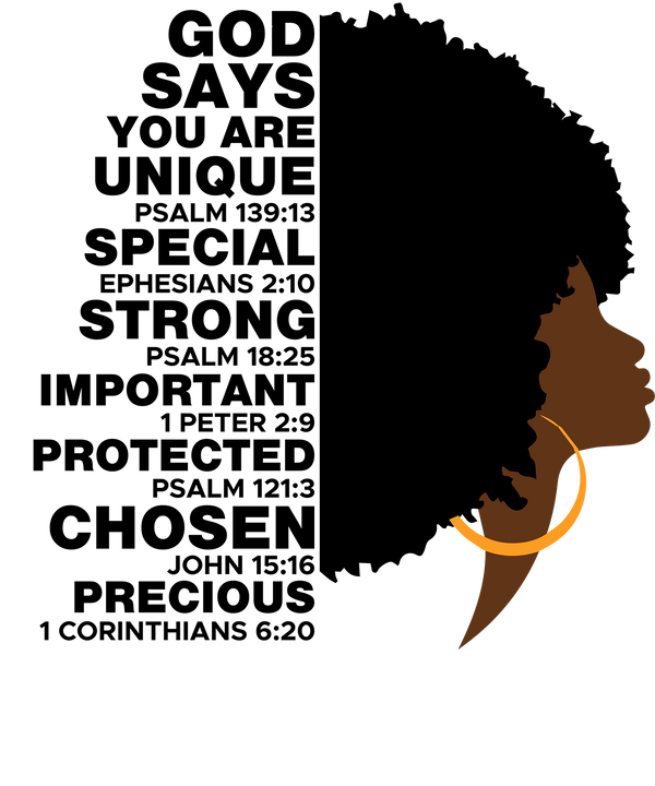 God Say Black History Month - Human Rights Ready to Press DTF Transfer