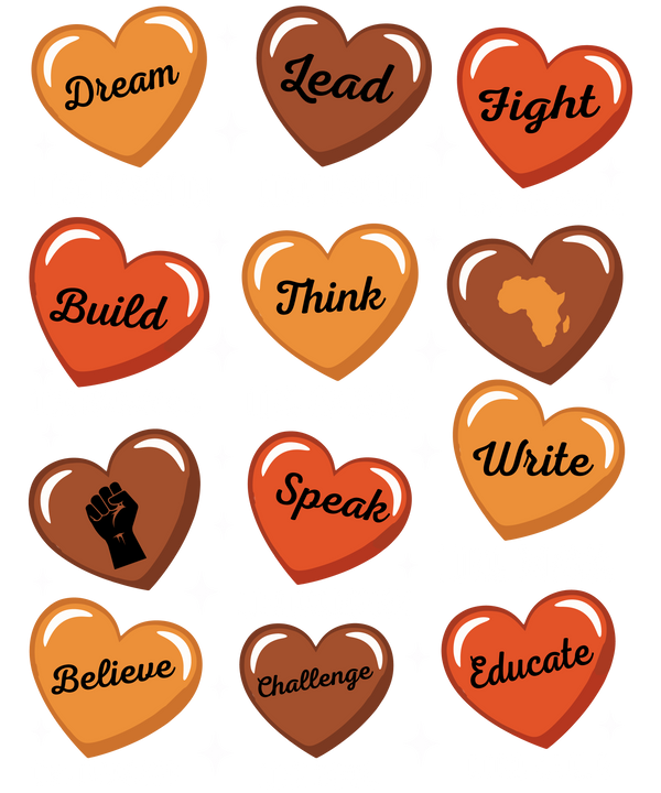 Icons Black History Month TShirt - Human Rights Ready to Press DTF Transfer