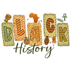 Preppy Black History Month - Human Rights Ready to Press DTF Transfer