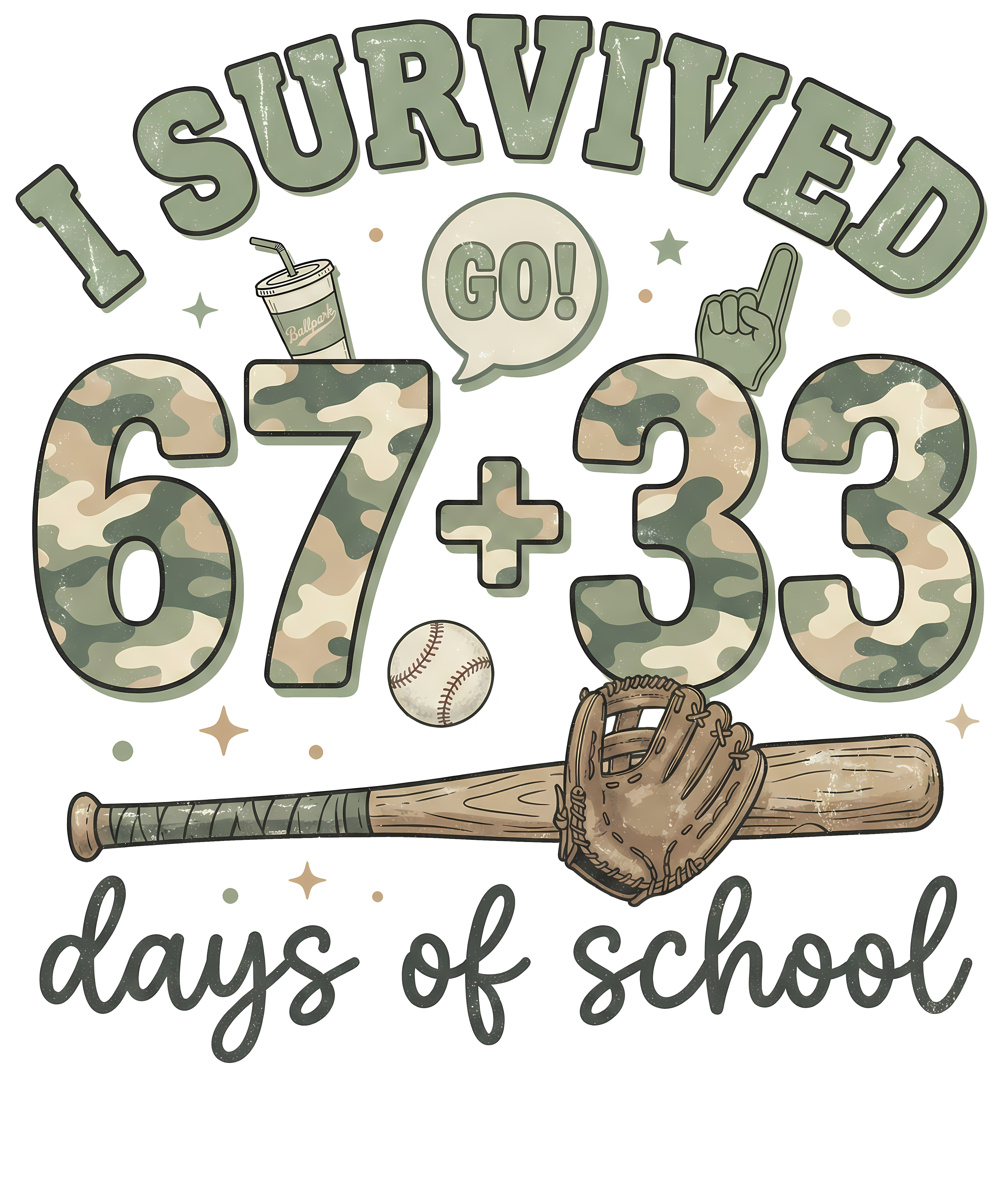 I Survived 6733 Days of - School Ready to Press DTF Transfer