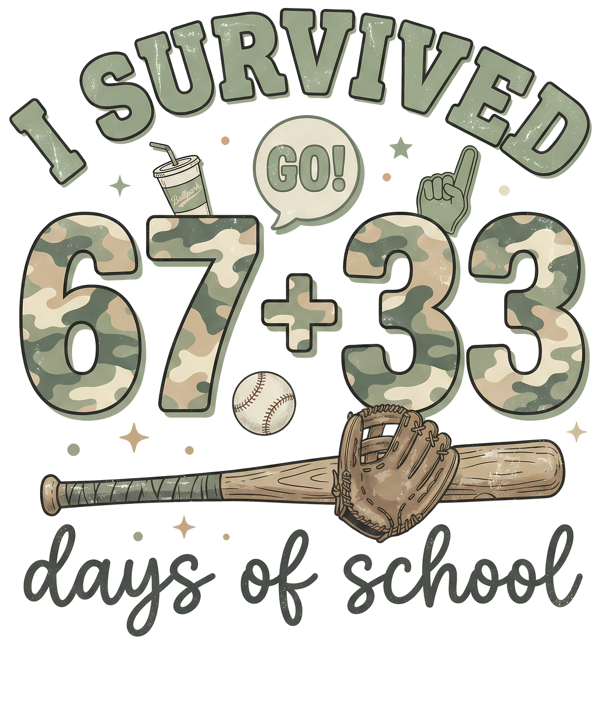 I Survived 6733 Days of - School Ready to Press DTF Transfer