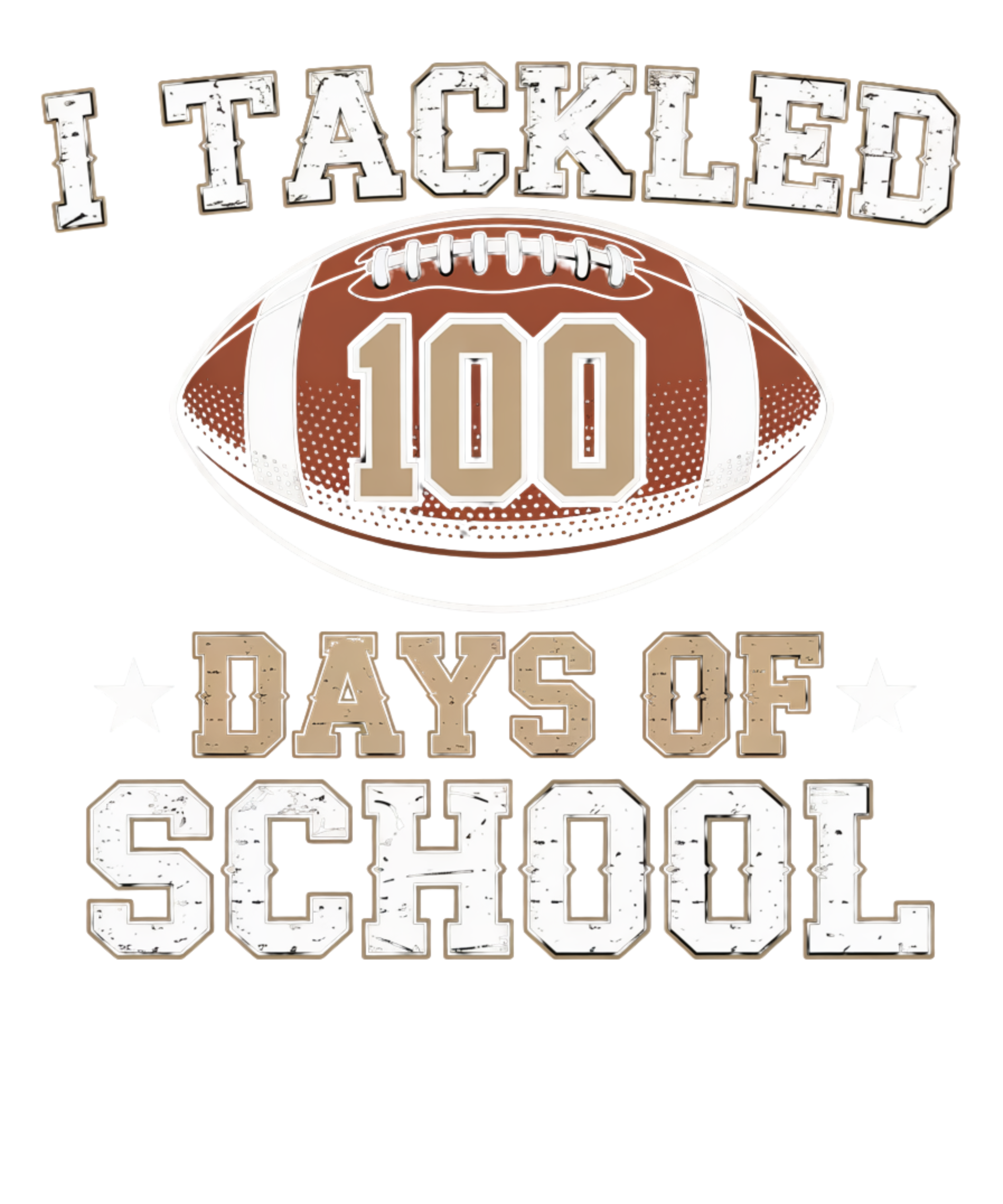 I Tackled 100 Days of - School Ready to Press DTF Transfer