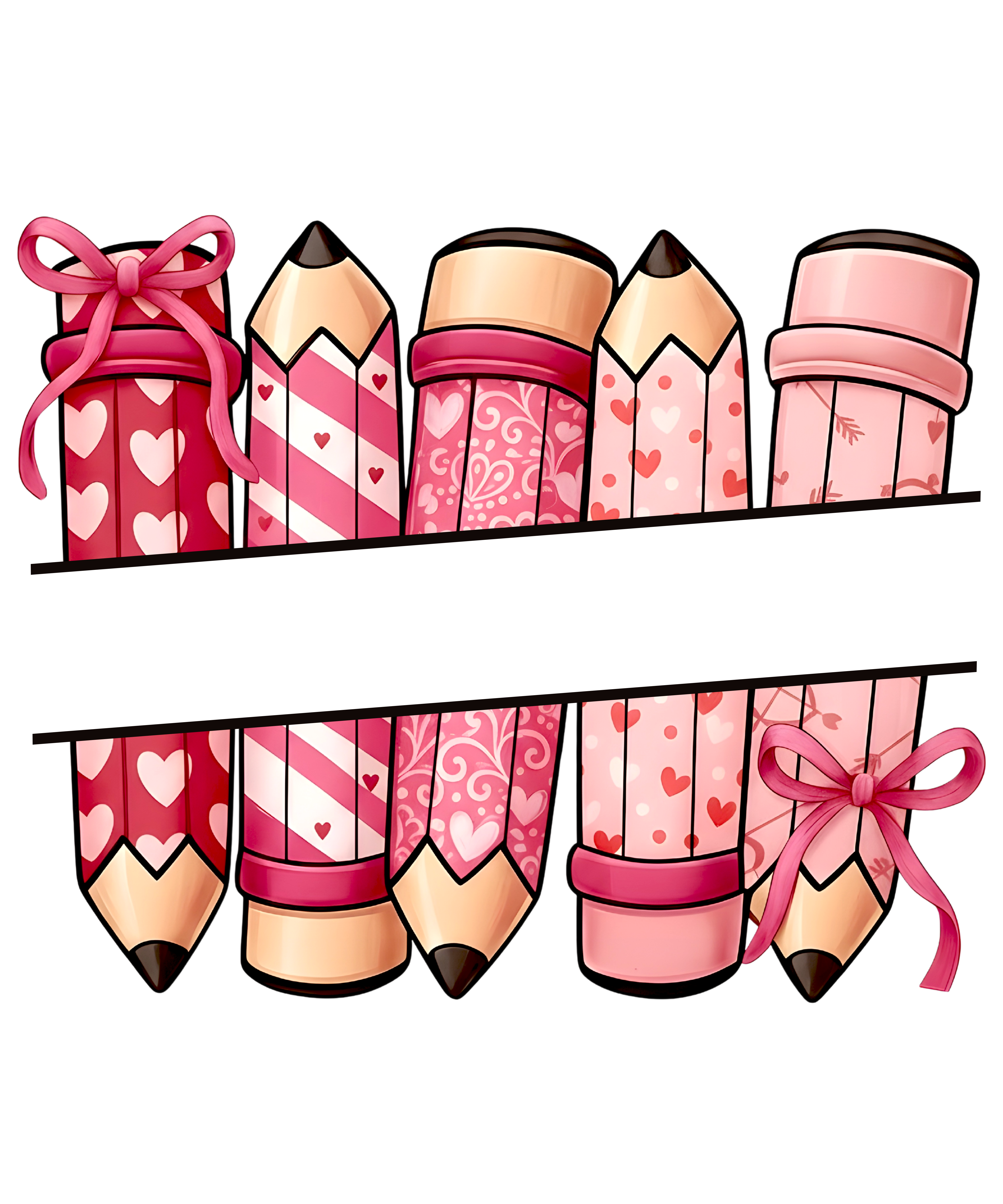 Personalized Teacher Valentine - School Ready to Press DTF Transfer