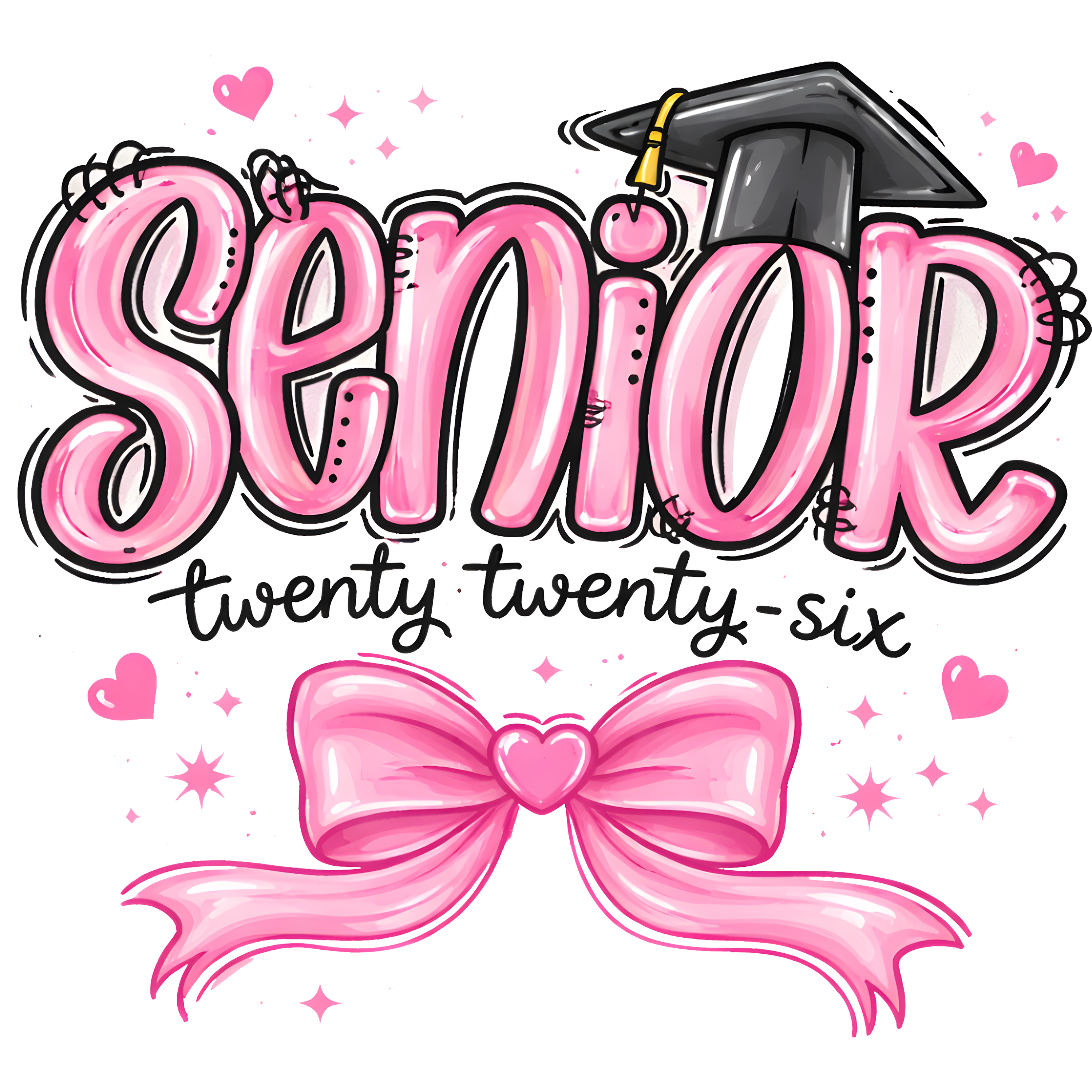 Senior 2026 - School Ready to Press DTF Transfer