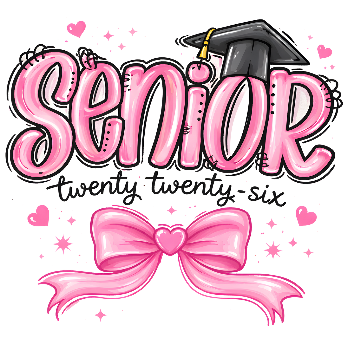 Senior 2026 - School Ready to Press DTF Transfer