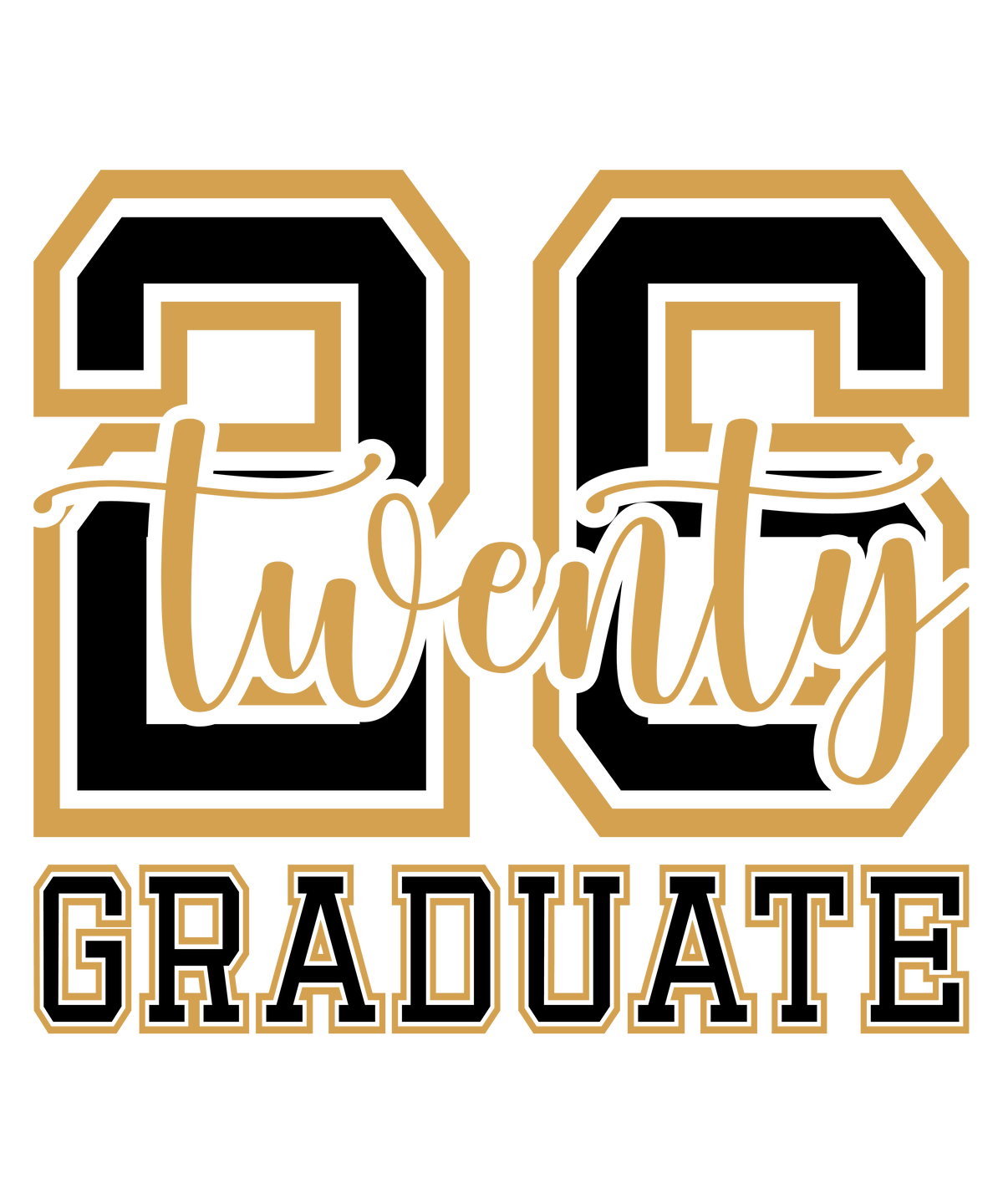 Senior 2026 Graduation - School Ready to Press DTF Transfer