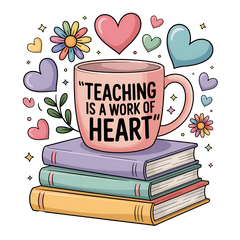 Teacher - School Ready to Press DTF Transfer