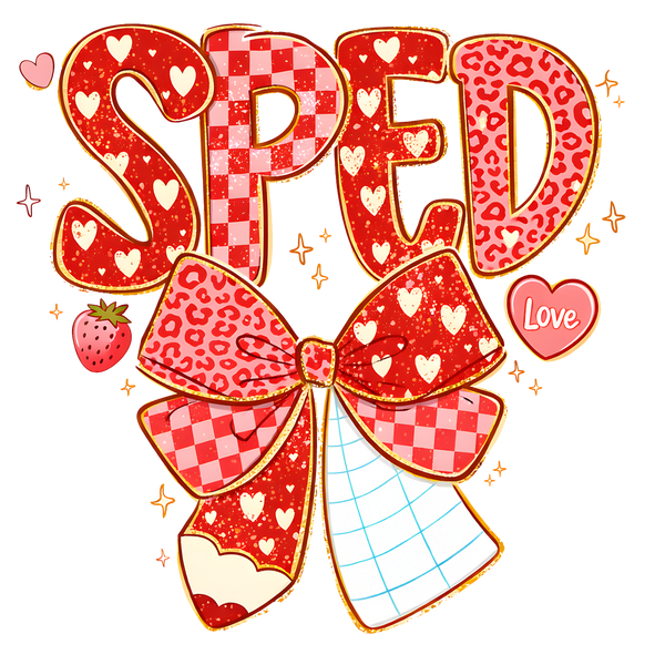 Valentine Teacher - School Ready to Press DTF Transfer