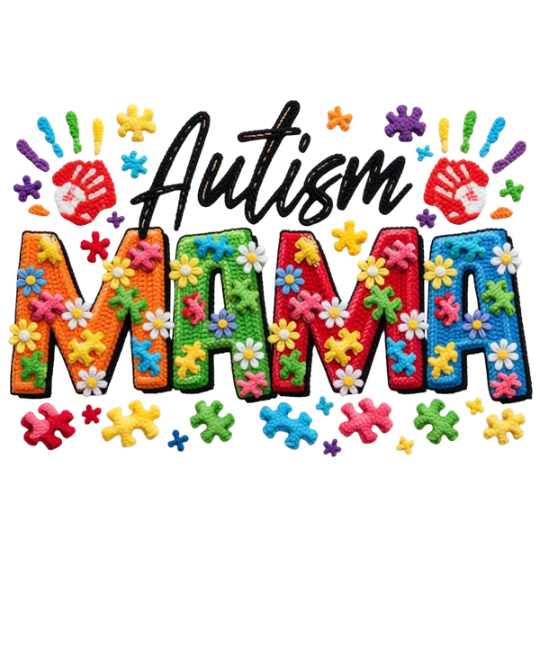 Autism Mama Autism Awareness Day - Mothers Day Ready to Press DTF Transfer