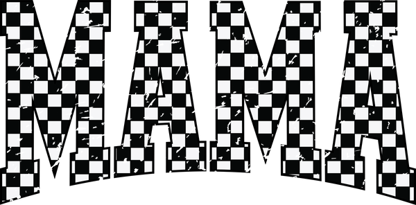 Checkered Mama Mothers Day - Mothers Day Ready to Press DTF Transfer