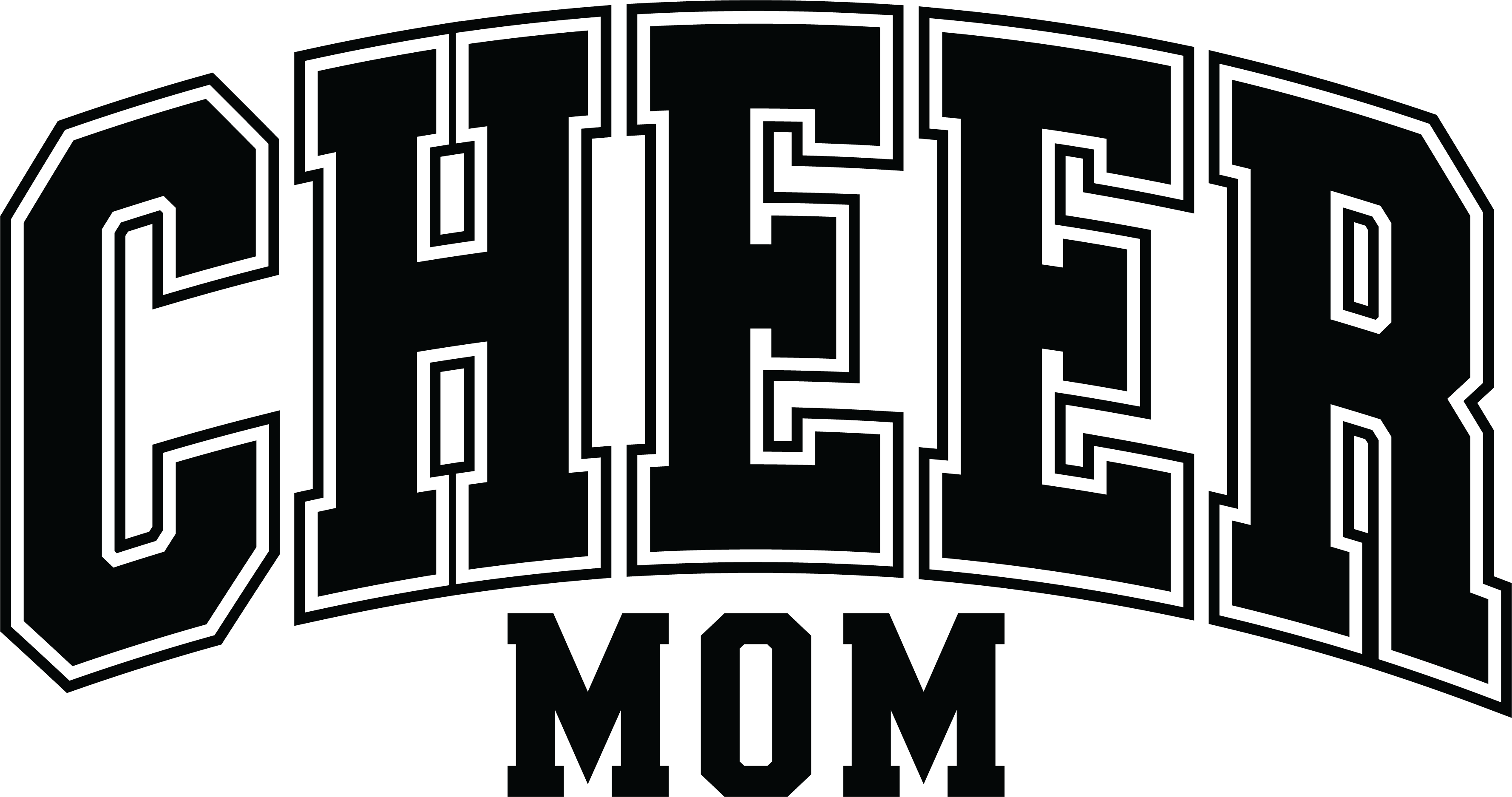Cheer Mom Retro Cheerleader - Mothers Day Ready to Press DTF Transfer