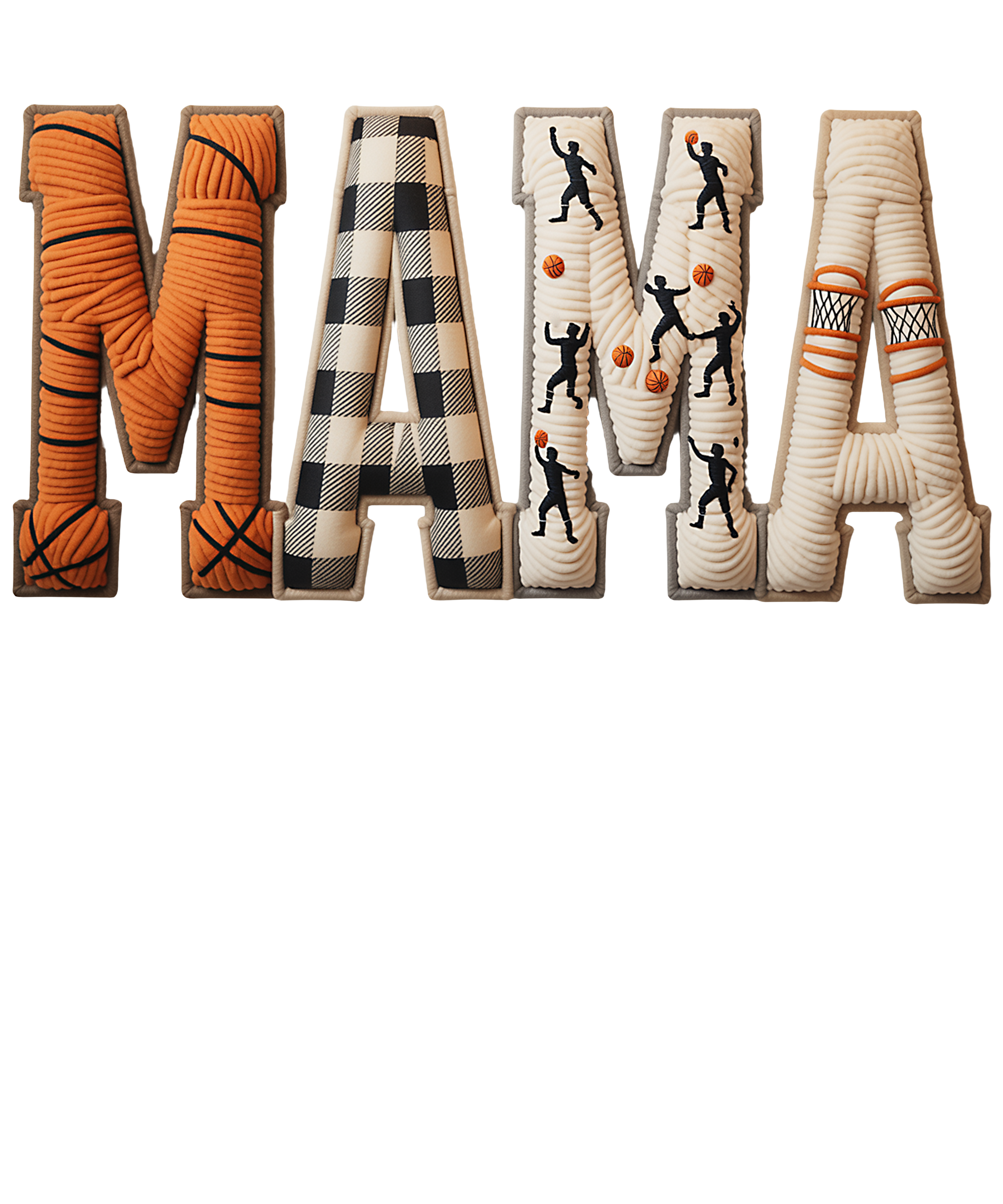 Faux Basketball Mama Game - Mothers Day Ready to Press DTF Transfer