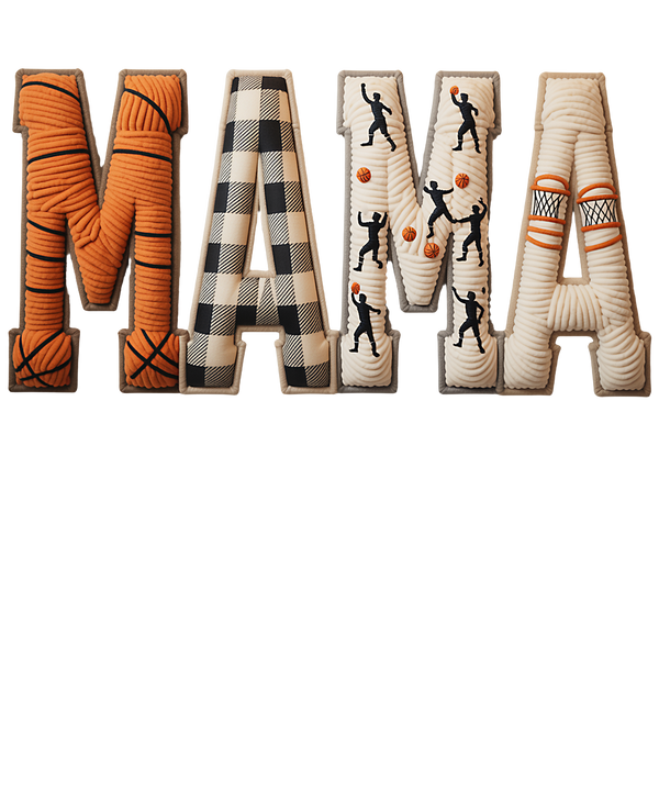Faux Basketball Mama Game - Mothers Day Ready to Press DTF Transfer