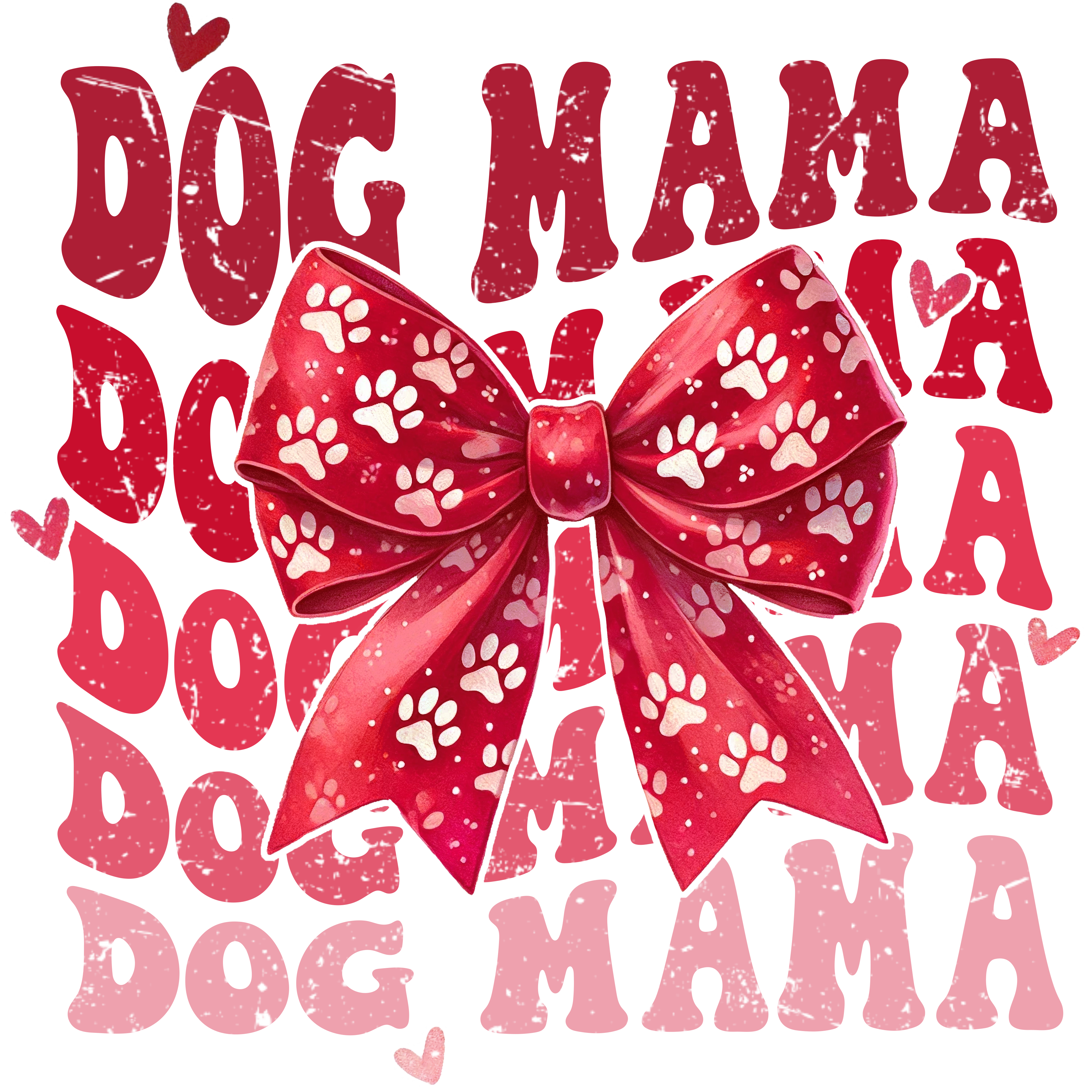 Day,Retro Valentines Day Dog - Mothers Day Ready to Press DTF Transfer
