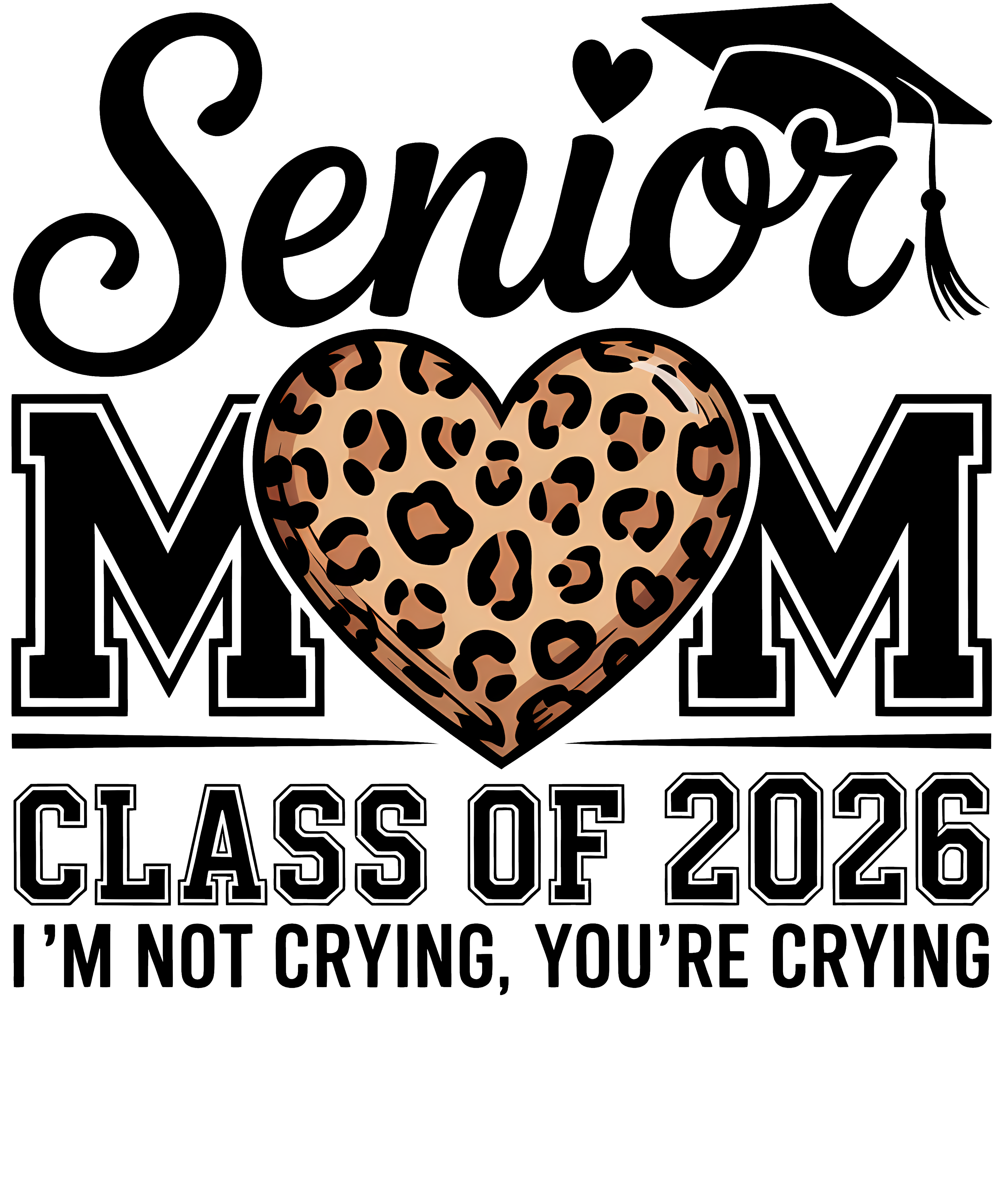 Day,Senior Mom 2026 Graduation Proud - Mothers Day Ready to Press DTF Transfer,