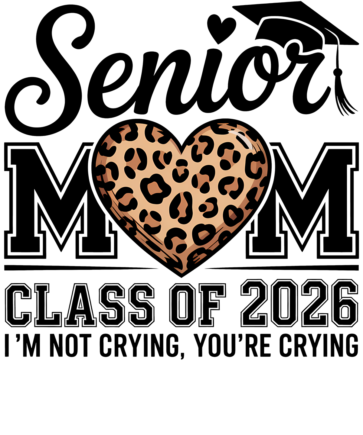 Day,Senior Mom 2026 Graduation Proud - Mothers Day Ready to Press DTF Transfer,