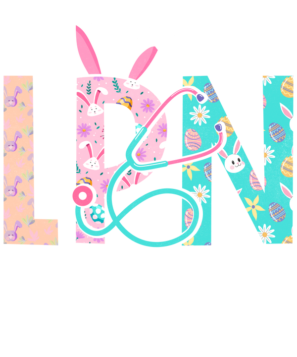 Easter Day LPN Nurse - Nurse Ready to Press DTF Transfer