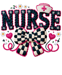 Faux Yarn Nurse Life Coquette - Nurse Ready to Press DTF Transfer
