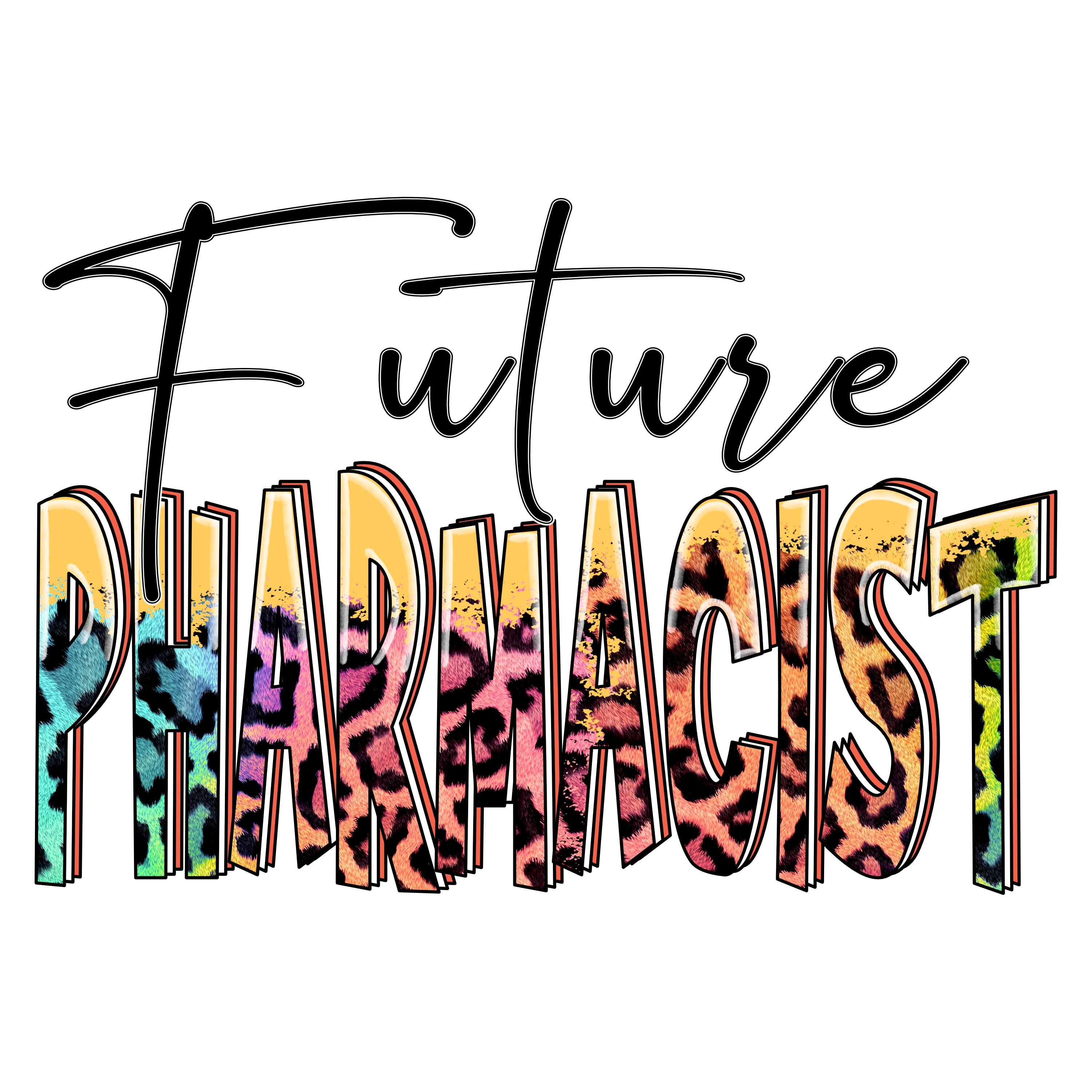 Future Pharmacist Western - Nurse Ready to Press DTF Transfer