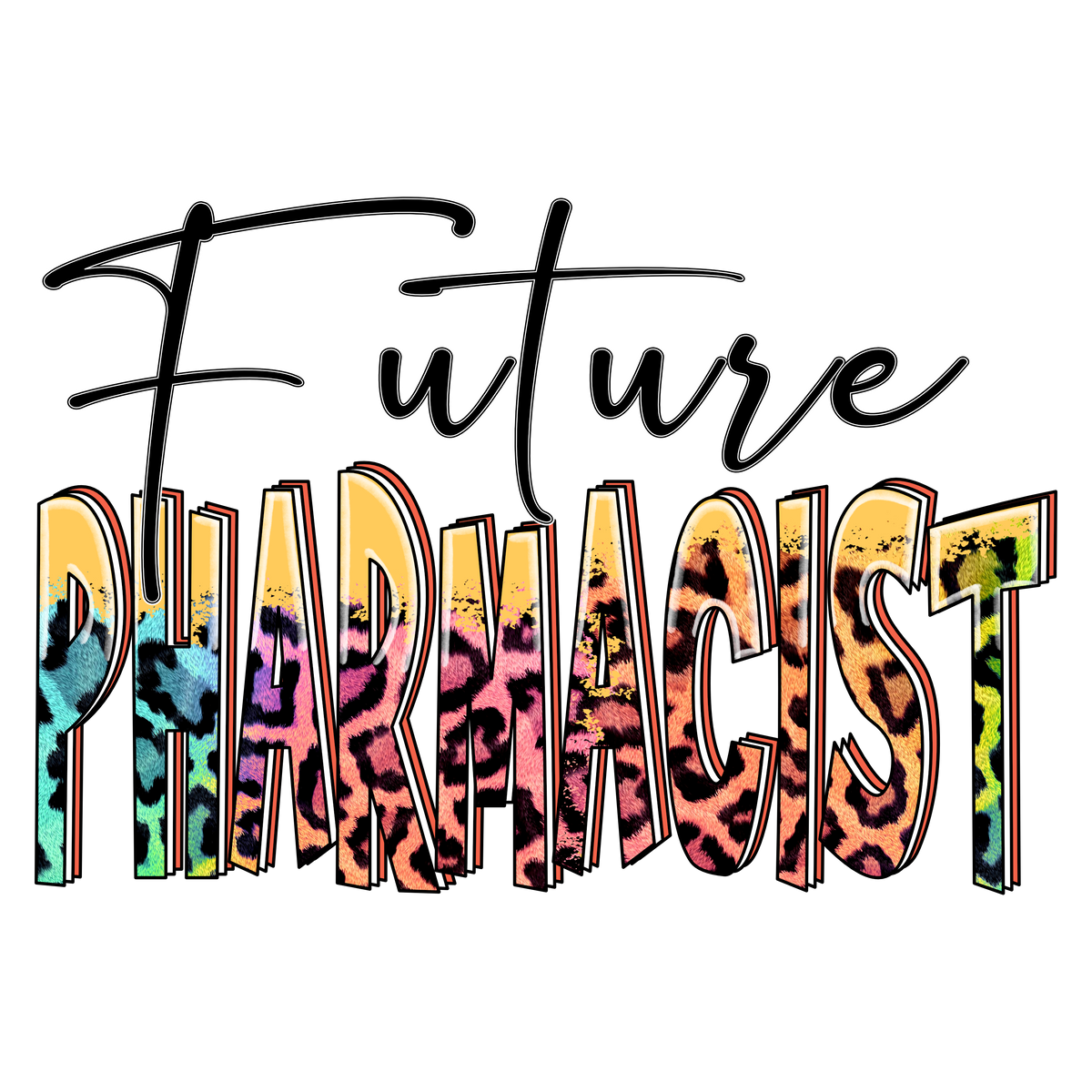Future Pharmacist Western - Nurse Ready to Press DTF Transfer