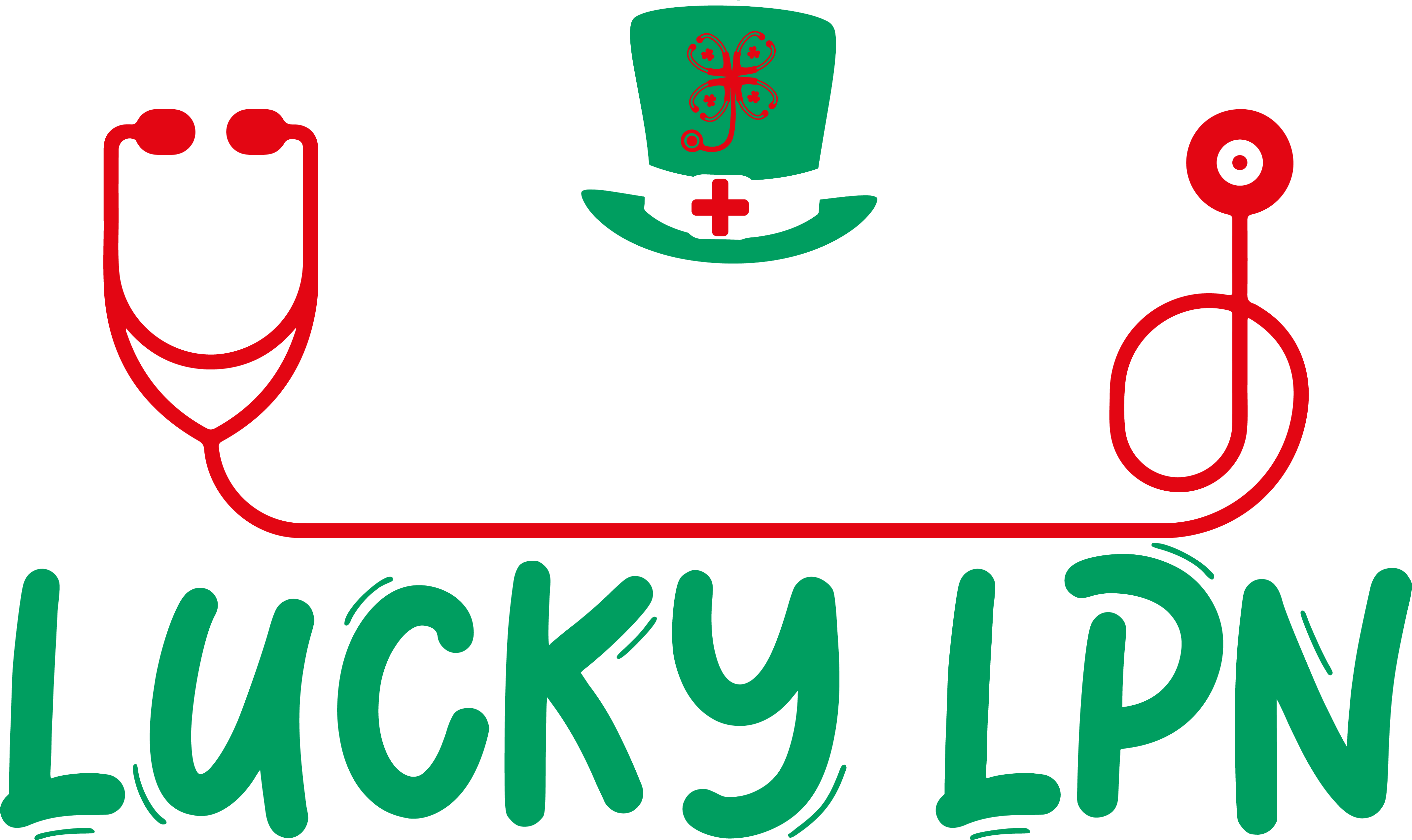 Leopard Shamrock Lucky LPN Nurse - Nurse Ready to Press DTF Transfer