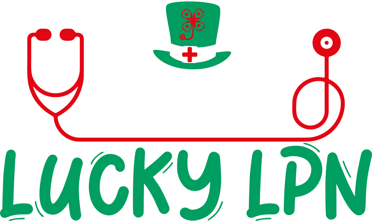 Leopard Shamrock Lucky LPN Nurse - Nurse Ready to Press DTF Transfer