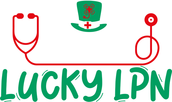 Leopard Shamrock Lucky LPN Nurse - Nurse Ready to Press DTF Transfer